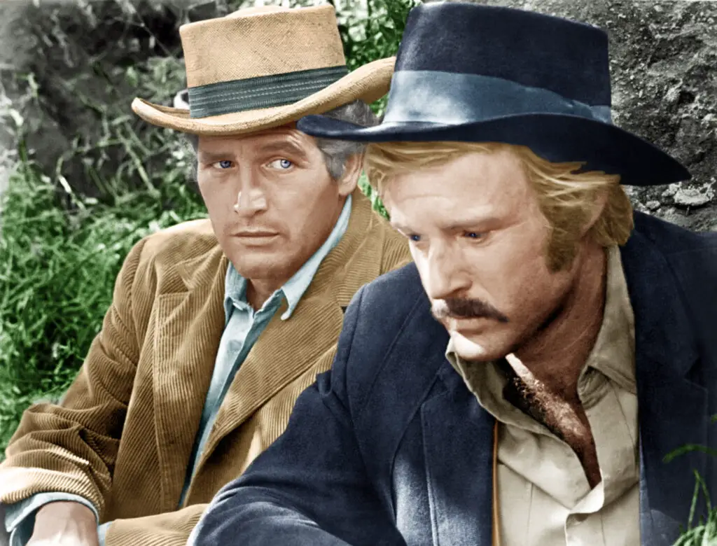 BUTCH CASSIDY AND THE SUNDANCE KID, from left:  Paul Newman, Robert Redford, 1969